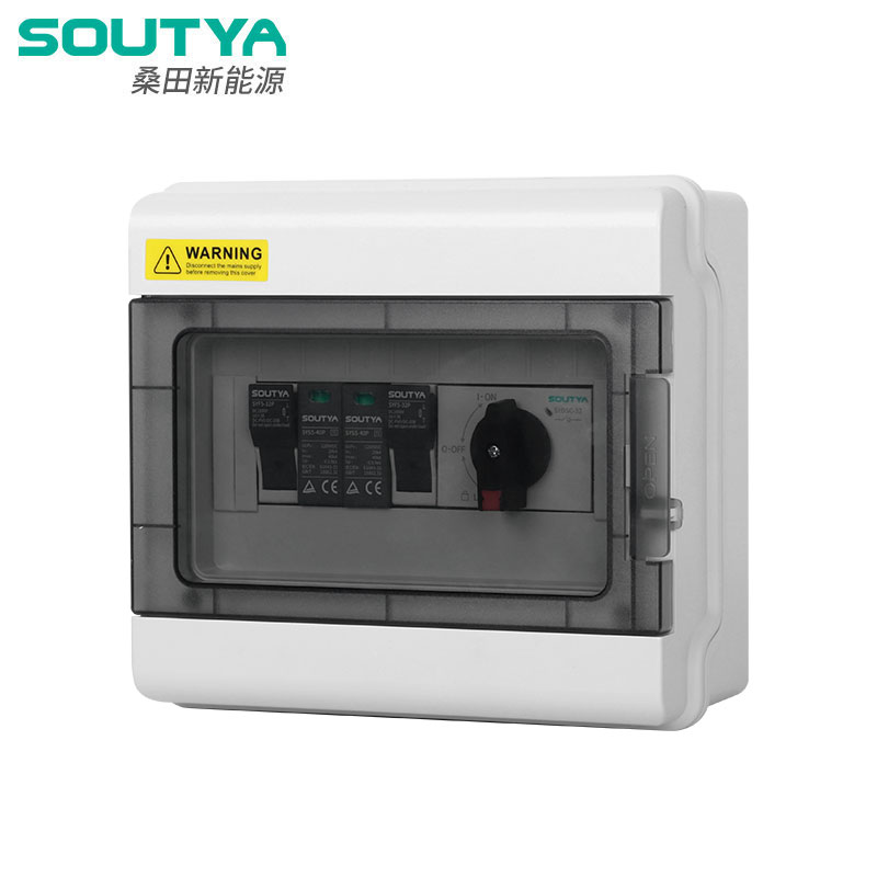 1000 ولت DC Combiner Box 1 In 1 Out Isolator نوع