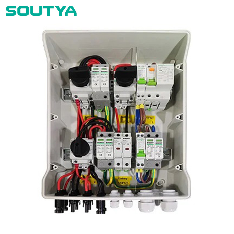 جعبه ترکیبی تک فاز DC+AC 2 در 2 خروجی: حفاظت خورشیدی قابل اعتماد